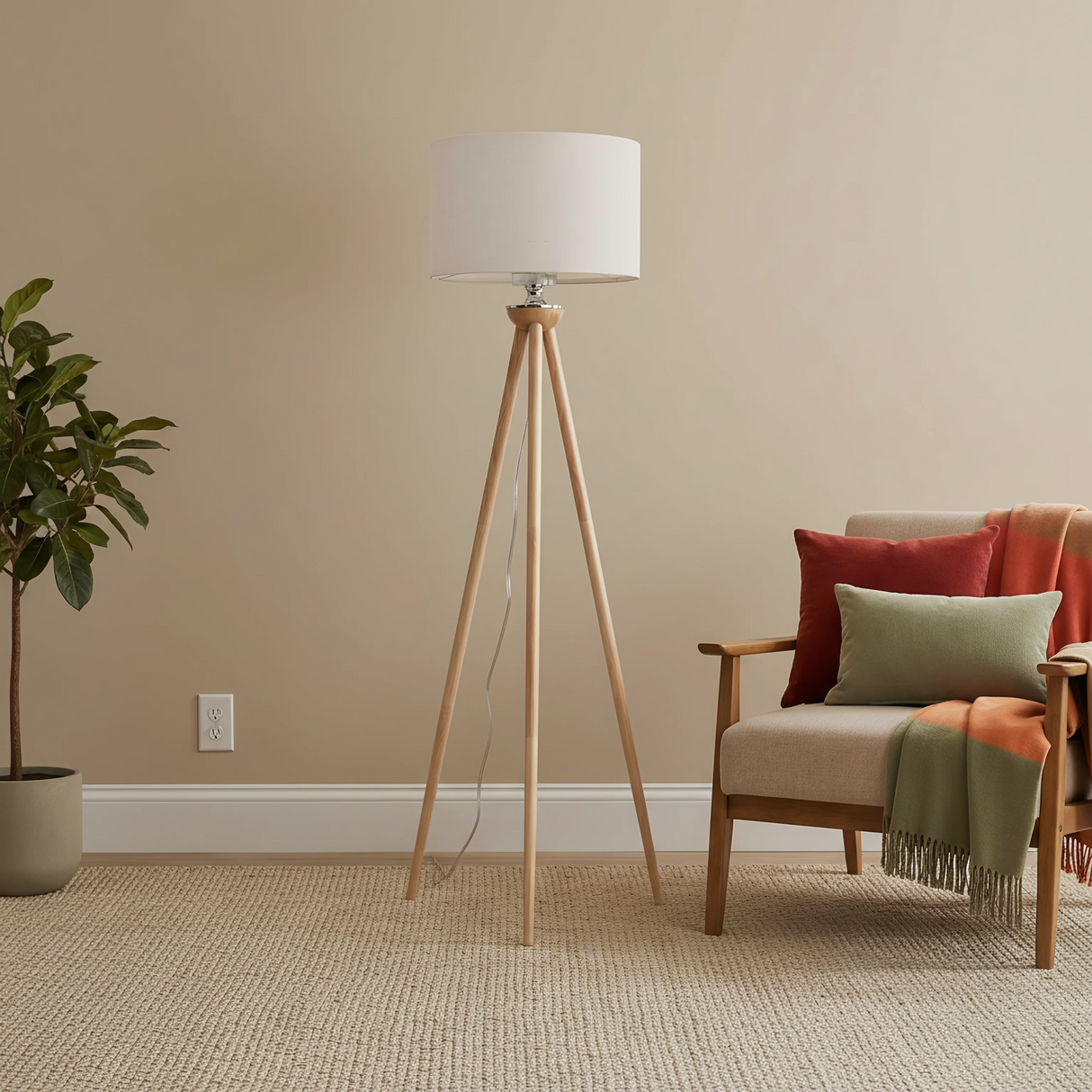Tall Corner Floor Lamp