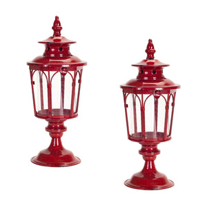 Traditional-Lantern-Post-Tabletop-Candle-Holder-(Set-of-2)-Outdoor-Lighting
