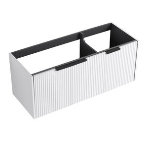 Contemporary Wall Mounted Bathroom Vanity With Soft Close Doors