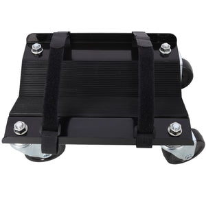 Heavy Duty Snowmobile Dolly With V Slide And Swivel Casters Steel, 1500Lbs Capacity