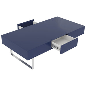 Rectangular Coffee Table With Hidden Storage