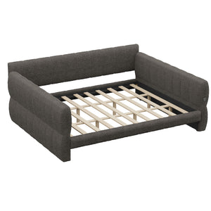Upholstered Platform Bed With USB Charging