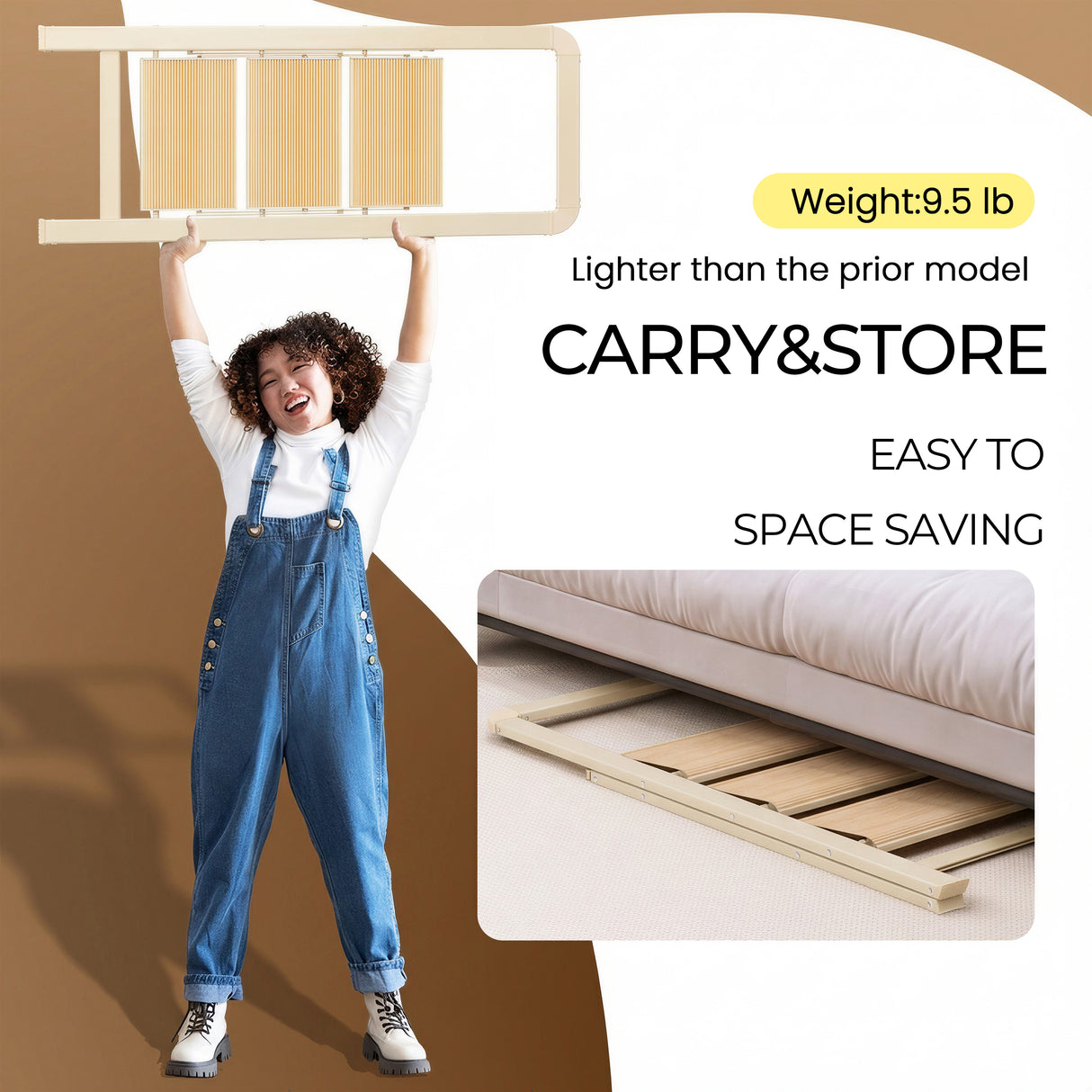 3 Step Ladder Folding Step Stool for Adults