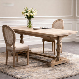 French Style Solid Wood Frame Seating for Dining