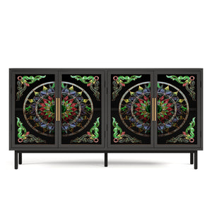 Decorative Cabinet with 4 Doors