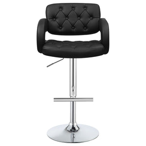 Adjustable Bar Stool With Upholstery