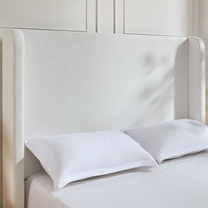 Harper - Tall Headboard Upholstered Bed / High Headboard / Elegant Simplicity / No Box Spring Needed