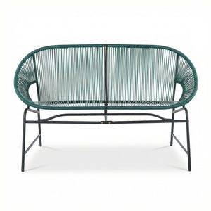Nusa Outdoor Patio Wicker 3-Piece Chat Set