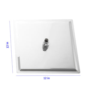 Ultra Thin Square Rainfall Shower Head Stainless Steel, Wall Or Ceiling Mount