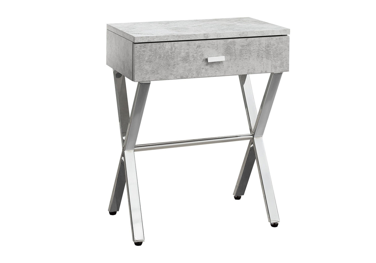 Accent Side X Table, Storage Drawer, Contemporary & Modern - Best Buy Furniture