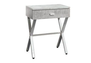 Accent Side X Table, Storage Drawer, Contemporary & Modern - Best Buy Furniture