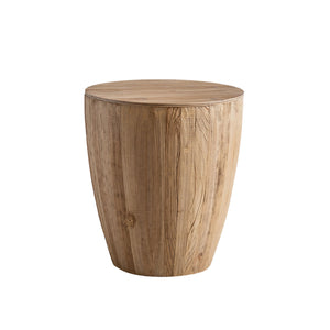 Vintage Style Barrel Coffee Table With Storage
