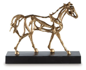Grainville - Sculpture - Antique Gold Finish - Best Buy Furniture