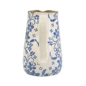 Ceramic Pitcher Vase With Handle
