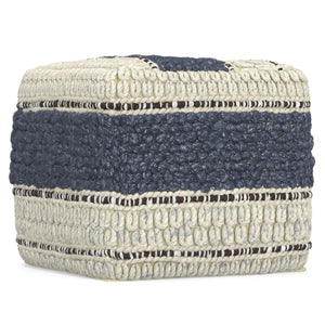 Grady - Handcrafted Square Pouf