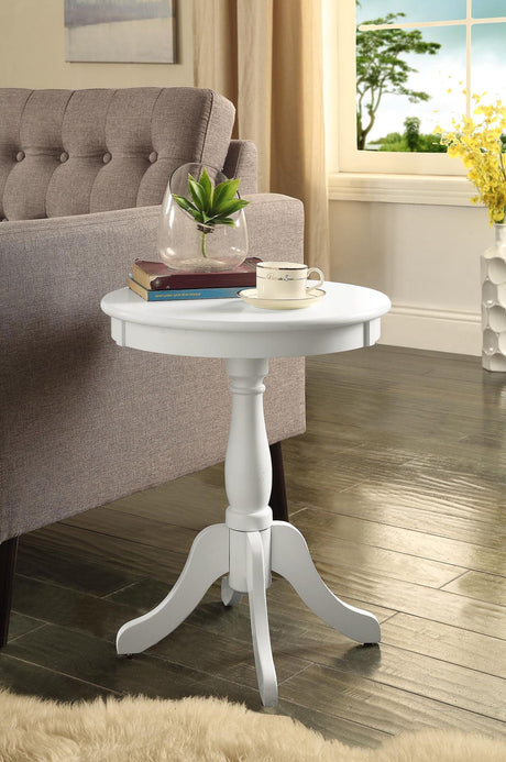 Alger - Accent Table - White - Best Buy Furniture