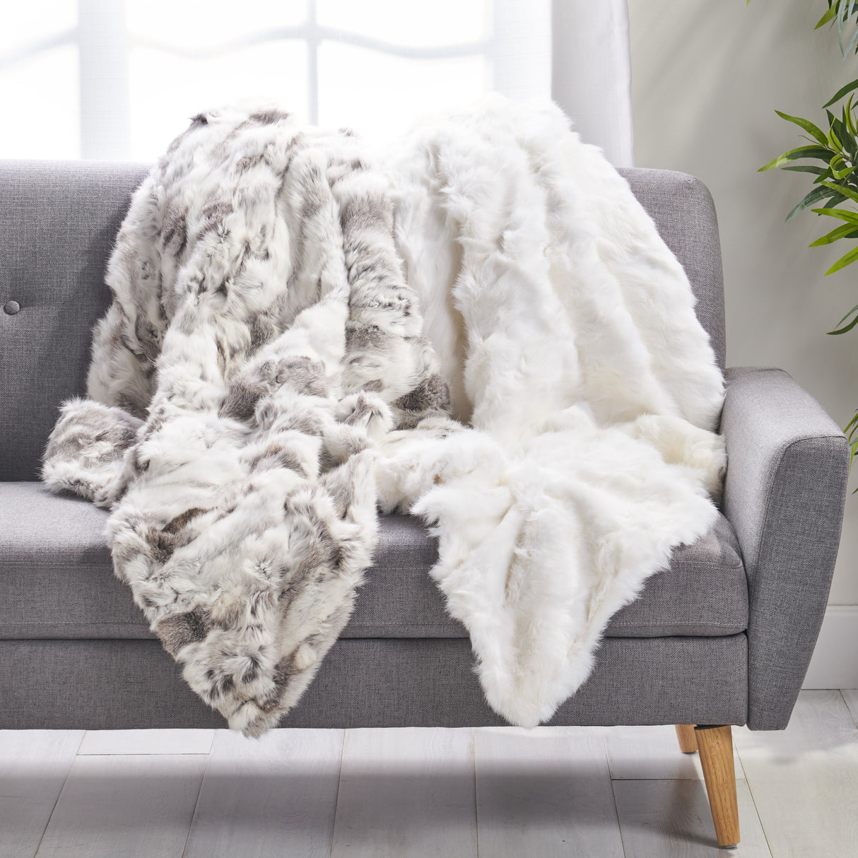 NH-Inmax Faux Fur Throw Blanket