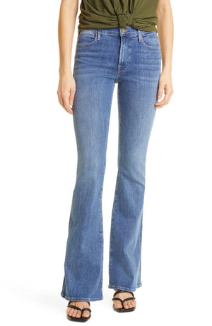 FRAME Le High Waist Flare Jeans - Size 28