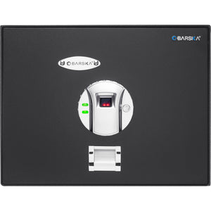 0 23 Cu Ft Top Opening Biometric Security Safe - Black