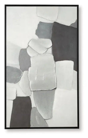 Adilson - Wall Art - White / Gray / Black - Best Buy Furniture