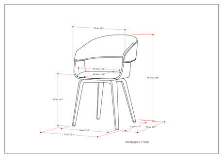Lowell - Upholstered Bentwood Dining Chair