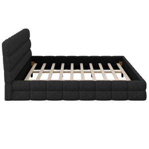 Upholstered Platform Bed With Headboard