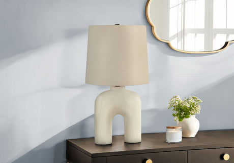 Lighting, Table Lamp, Resin, Modern - Cream - Best Buy Furniture
