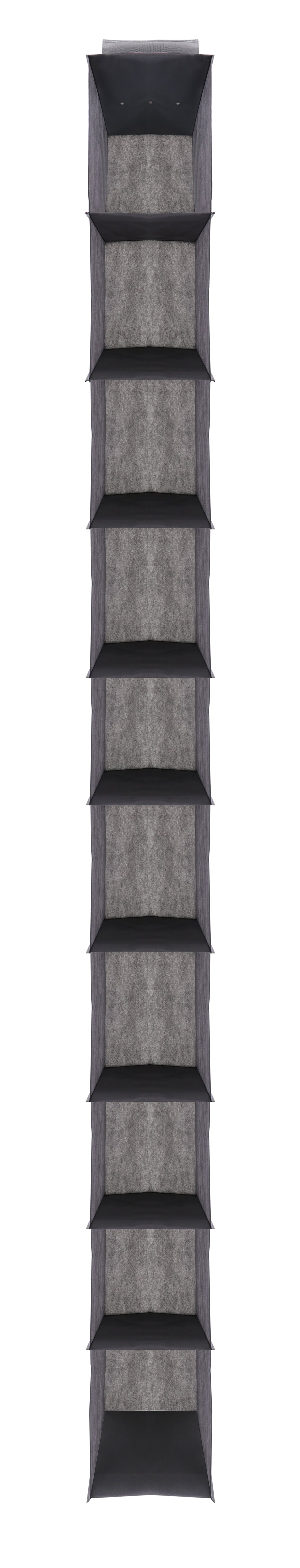 J&V TEXTILES Hanging Closet Organizer, 6-Shelf 10-Shelf Closet Hanging Storage Shelves