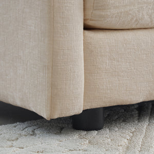 2-Piece Upholstered Sofa Set - Modern Sofa Couches Set