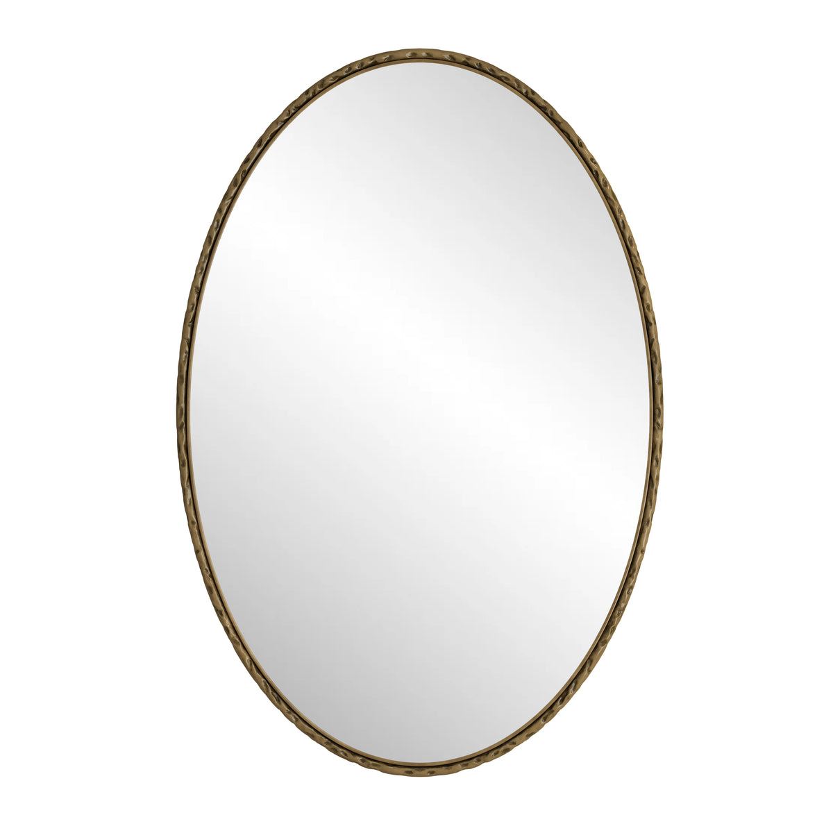 Iron Art Oval Retro Mirror