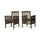 Casa - Acacia Dining Chair Set With Cushions, - Best Buy Furniture
