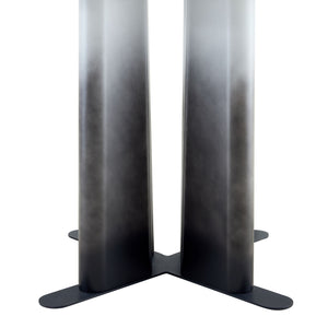Round Dining Table With Cross Base, Modern Home Furniture