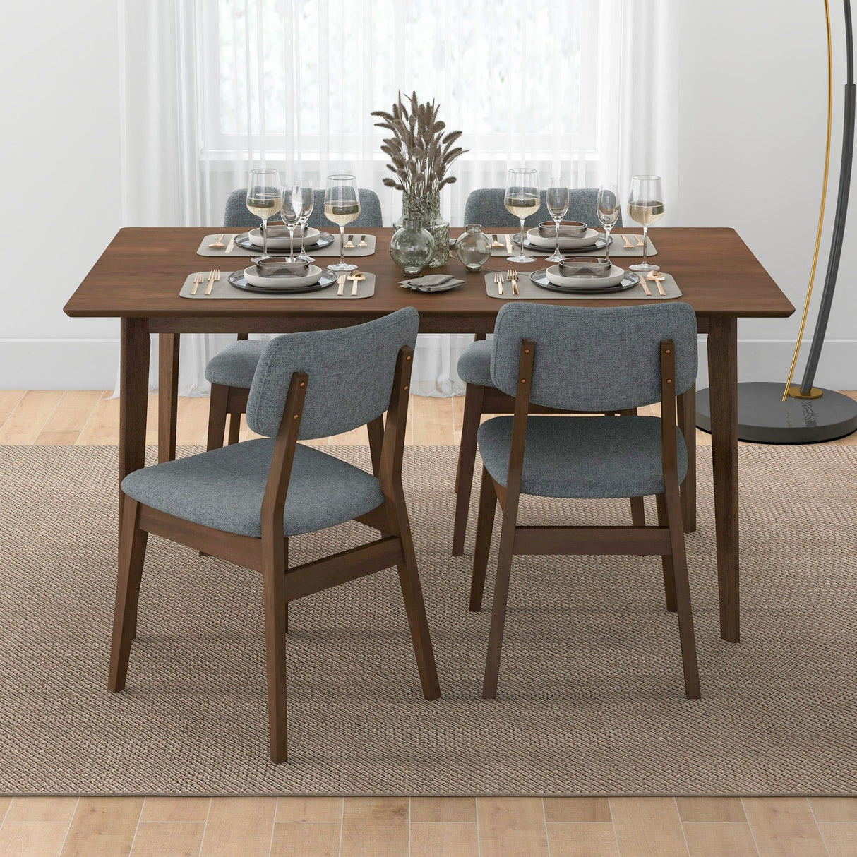 Carlos - Solid Back Side Chair (Set of 2)