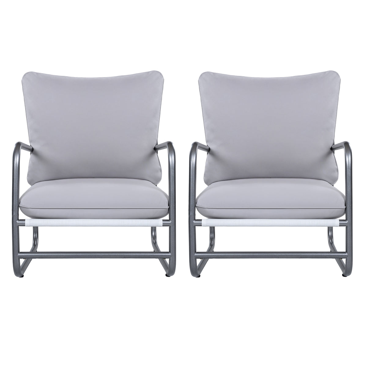Outdoor Aluminum Frame Patio Armchair