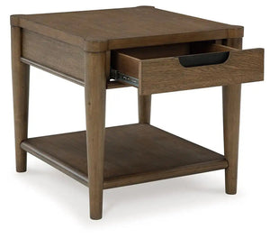 Roanhowe - Rectangular End Table - Brown - Best Buy Furniture