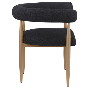 Crofton - Upholstered Dining Arm Chair (Set of 2) - Black