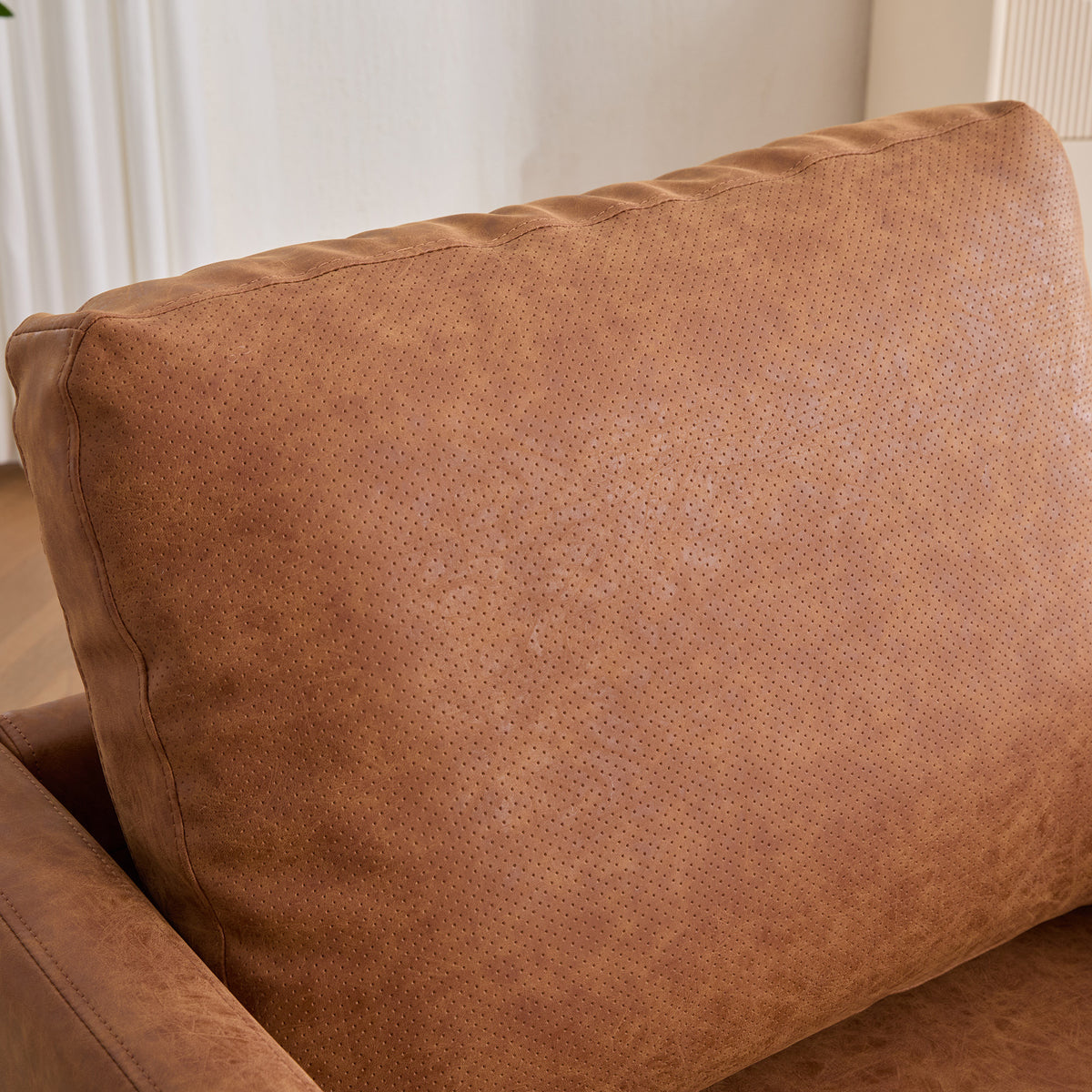 30.7"W Upholstered Square Swivel Accent Chair