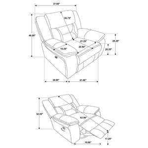 Brazelton - Pillow Top Arm Motion Living Room Set