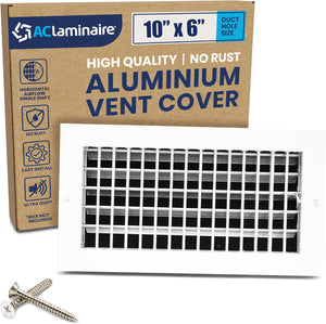 Adjustable Single Deflection Aluminum HVAC Vent Cover