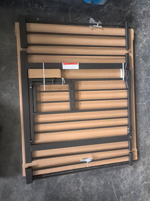 Baby Gate with Cat Door, 29.5-44.1" Metal Pet Door