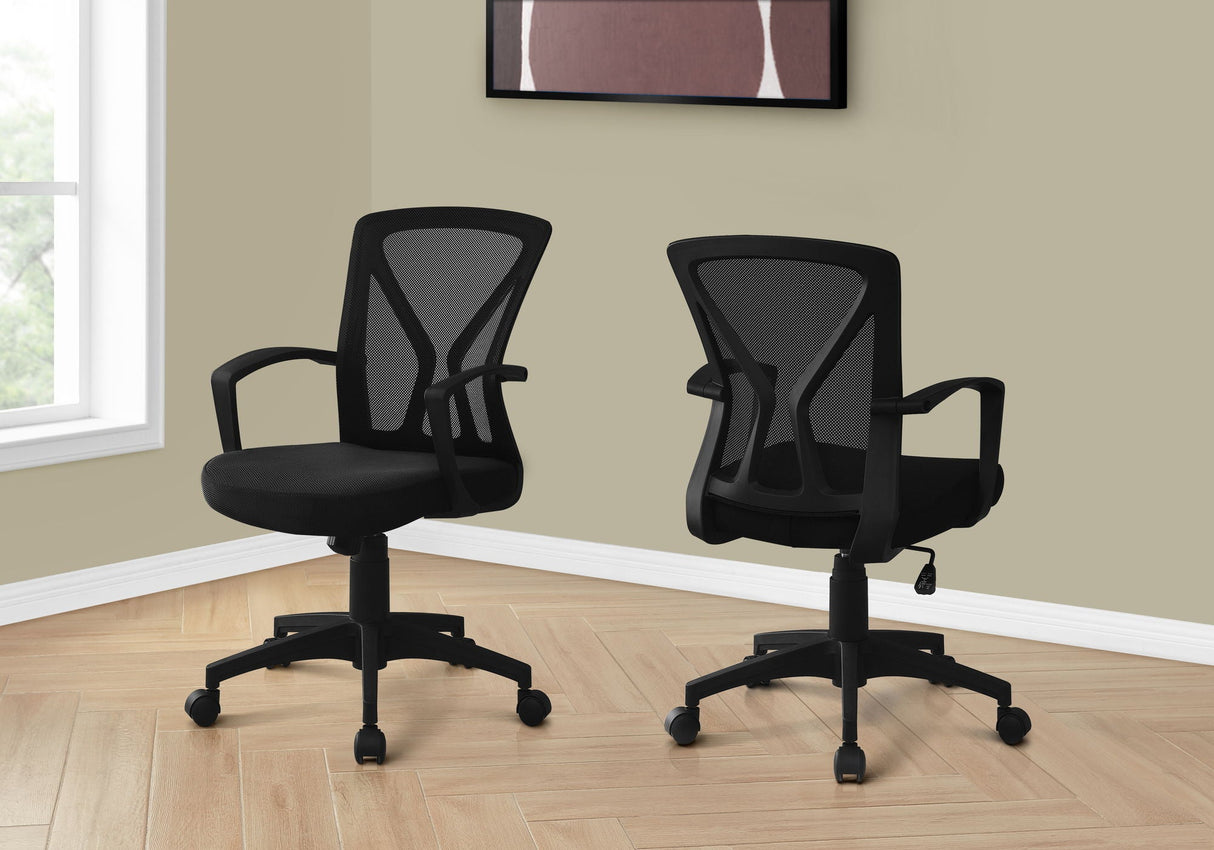 Office Chair, Adjustable Height, Swivel, Ergonomic, Mesh, Contemporary & Modern - Best Buy Furniture