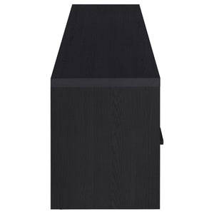 Ian - 2 Door TV Stand Media Console With Storage - Black