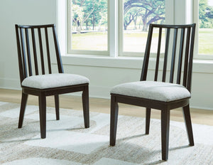 Galliden - Dining Upholstered Side Chair (Set of 2) - Black - Best Buy Furniture
