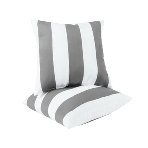 2 Pack Outdoor/Indoor Throw Pillows with Inserts