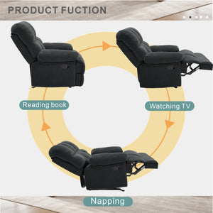 Modern Manual Rocker Recliner Chair