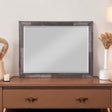 Juniper - Mirror - Dark Brown - Best Buy Furniture