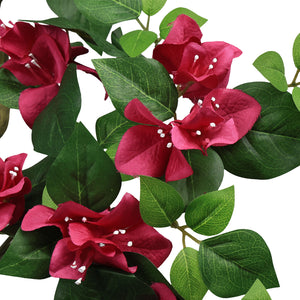 7Ft Artificial Bougainvillea Tree with Realistic Rose