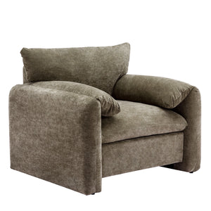 Oversized Accent Single Sofa Lounge Chair - Matcha Green