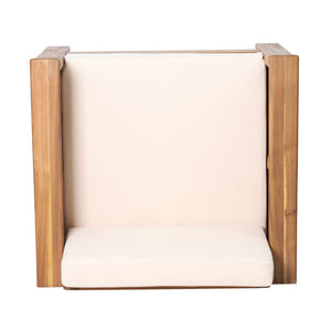 Slat Design Club Chairs With Cushions