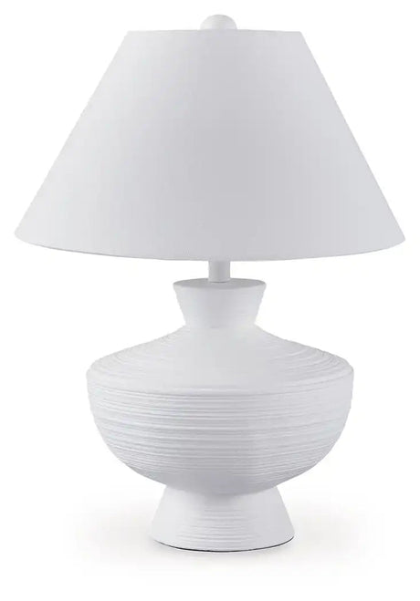 Harelwood - Poly Table Lamp - White - Best Buy Furniture
